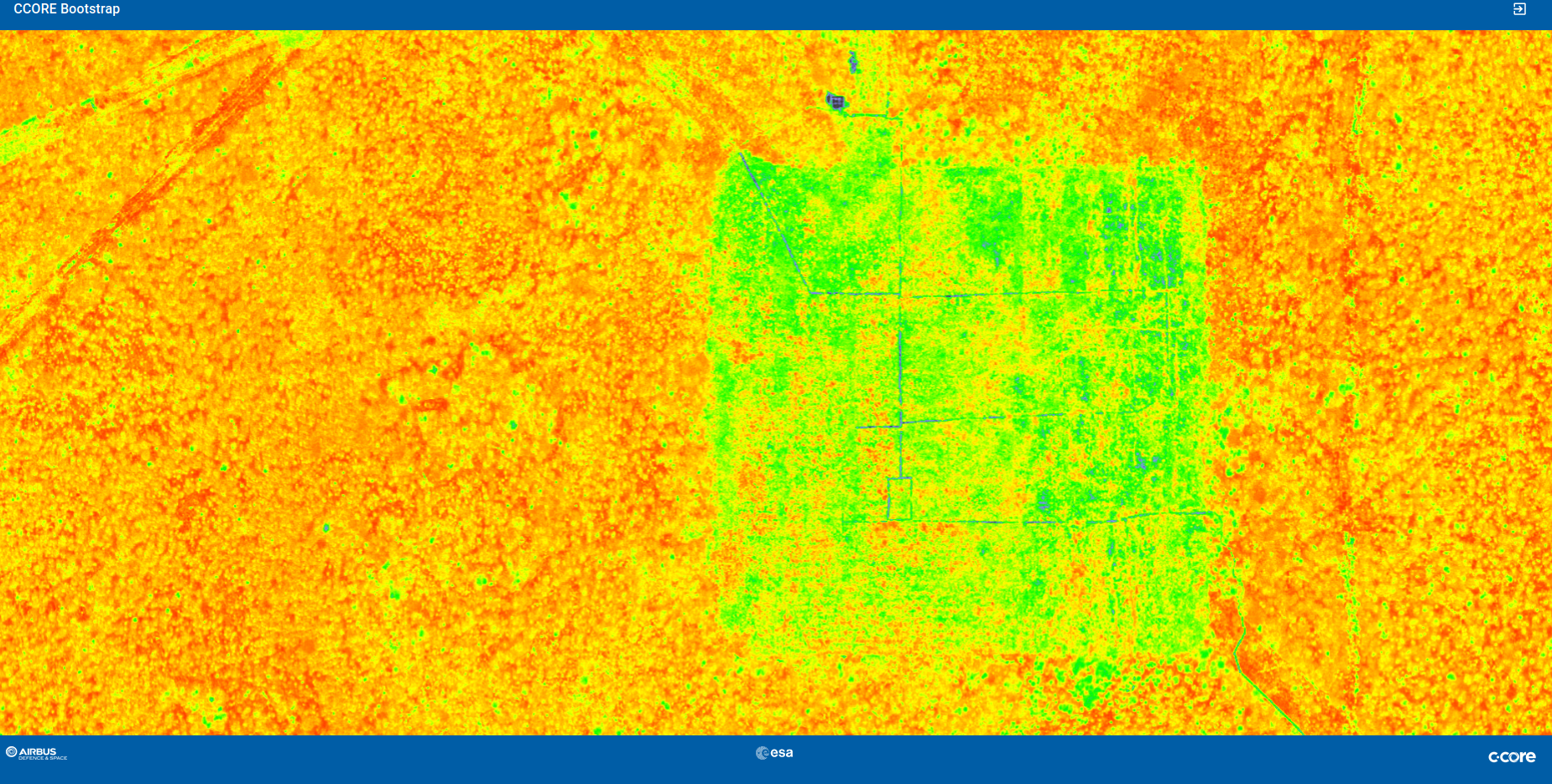 Dynamic Tiler using Expresion to display ndvi